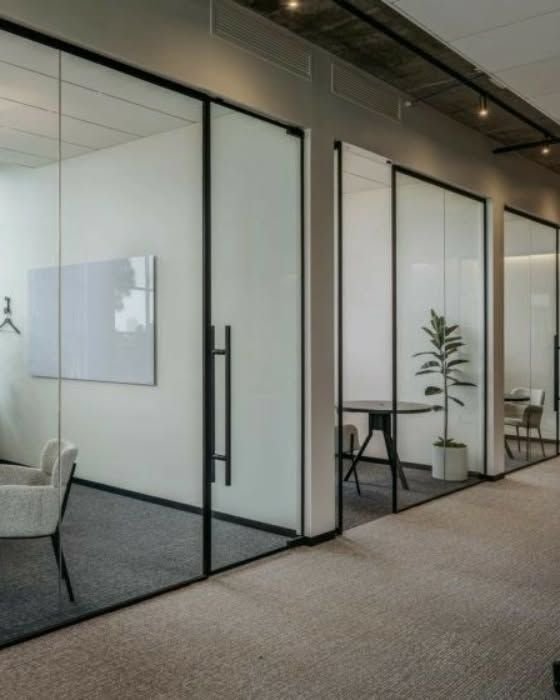 office glass partition